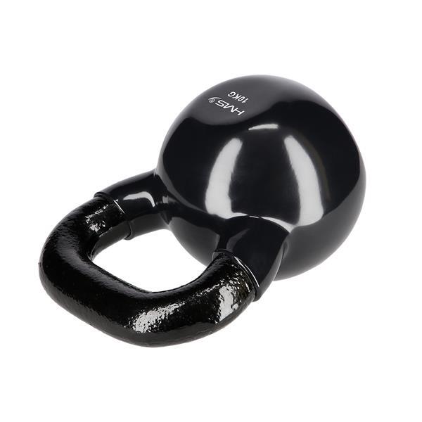 Kettlebell pokrytý vinylem HMS KNV10 10 kg, černý 7/7