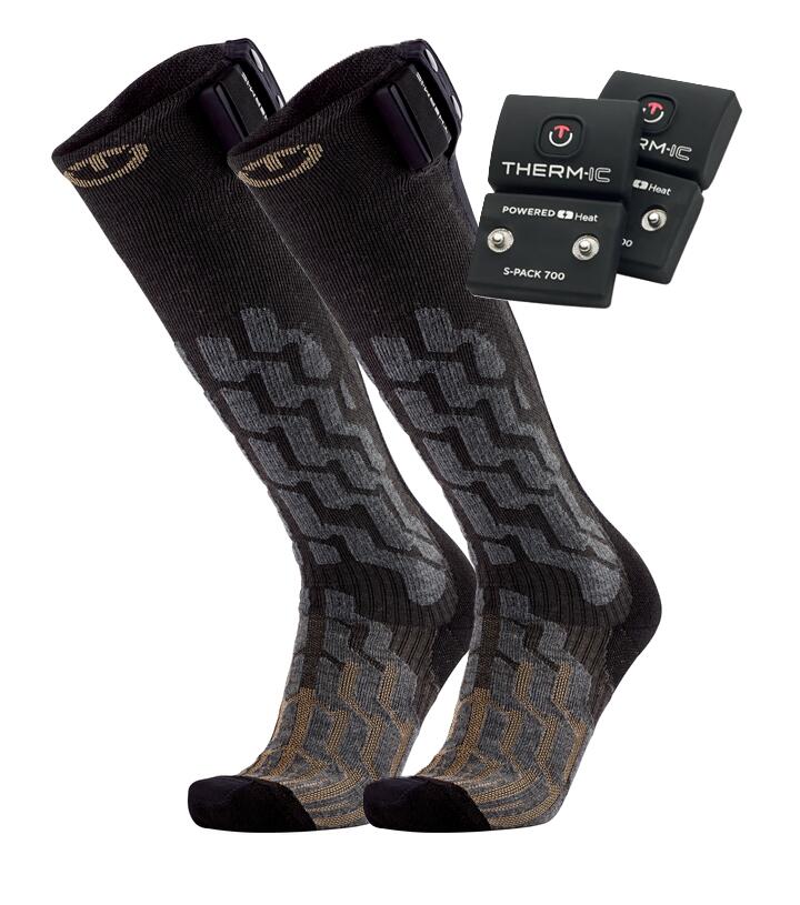 THERM-IC Pack 1 Paar beheizte Socken mit Akkus - Heat Fusion Lady + S-Pack 700