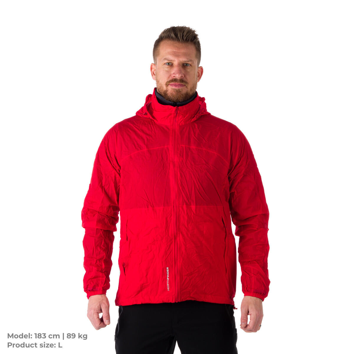 Pánská nepromokavá multisportovní bunda sbalitelná 2L NORTHKIT 4/7