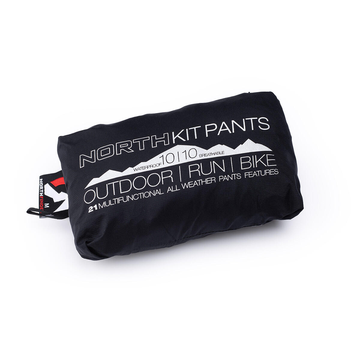 Pánské nepromokavé multisportovní kalhoty sbalitelné 2L NORTHKIT 4/7