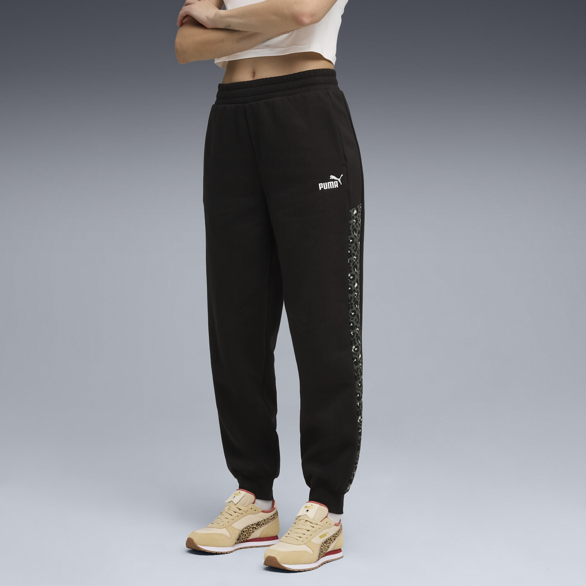 Women's joggers Puma Ess Graphic Animal Comfort High-Waist Cl 2/7