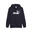 Pulover alergare bărbați glugă, buzunar frontal Essentials No. 1 Logo, alb PUMA