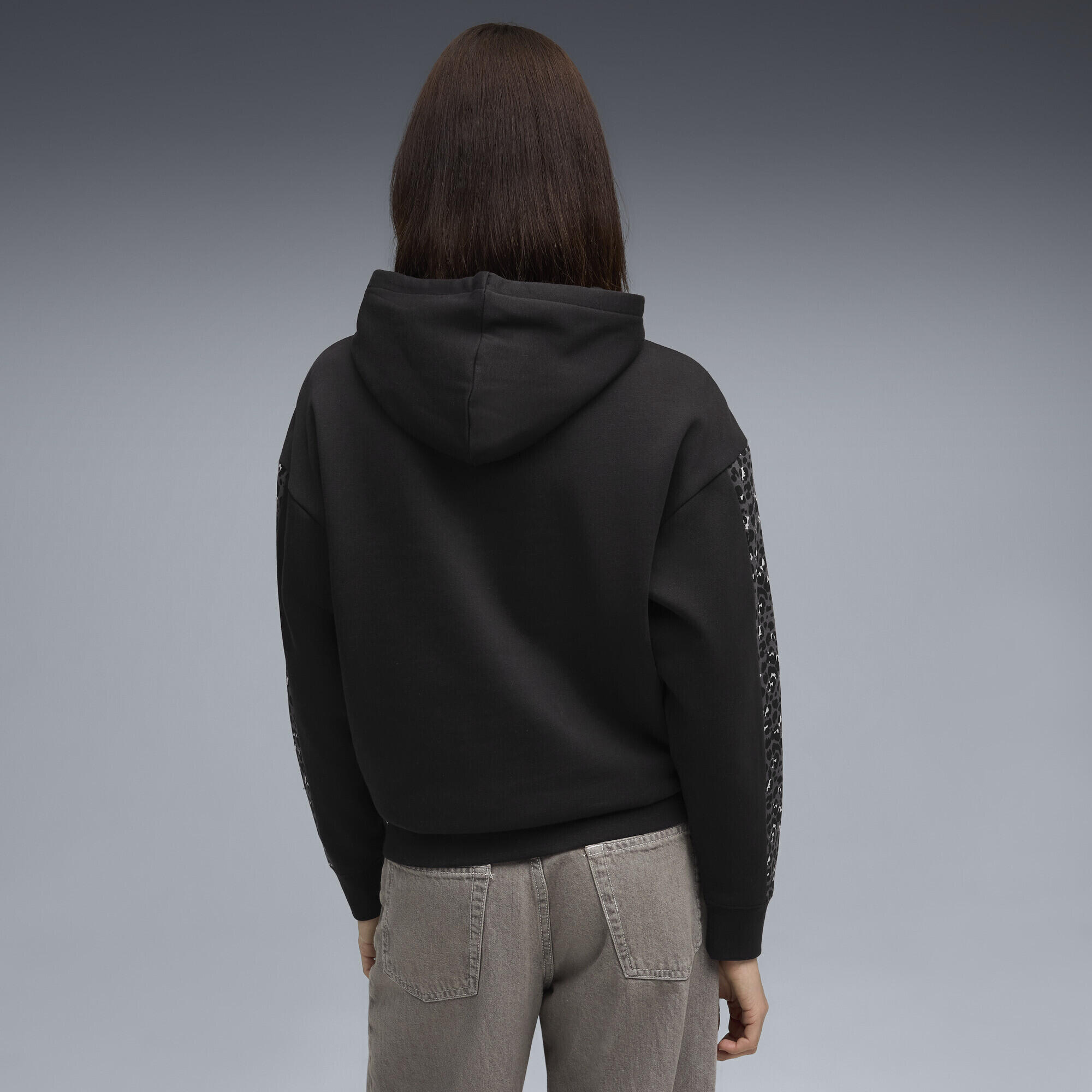 Felpa Con Cappuccio Da Donna Alla Moda, Con Grafica Da Donna - Foto 3