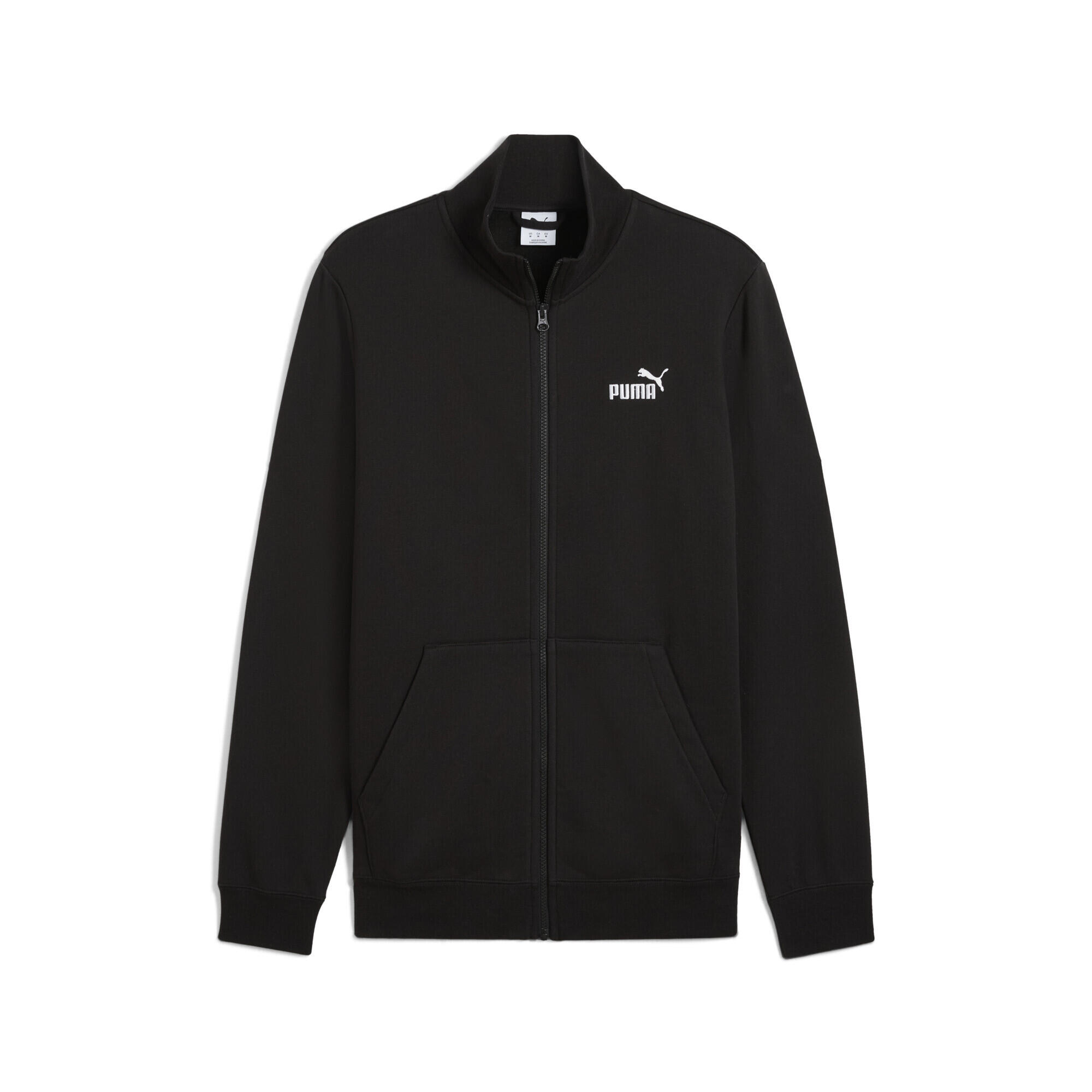 Męska kurtka dresowa Essentials z logo No. 1 PUMA Black