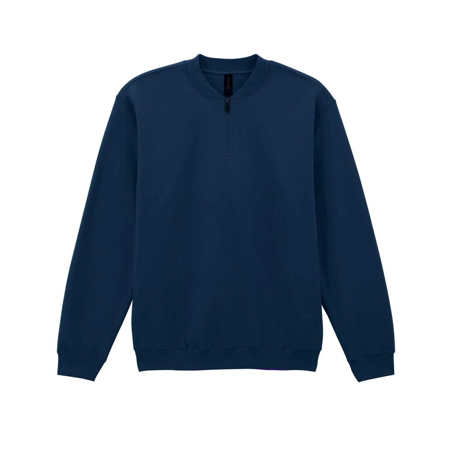 Gildan Unisex Adult Softstyle Midweight Quarter Zip Sweatshirt