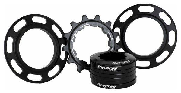 REVERSE Kit pignone Single Speed Reverse HG 13 Denti Nero