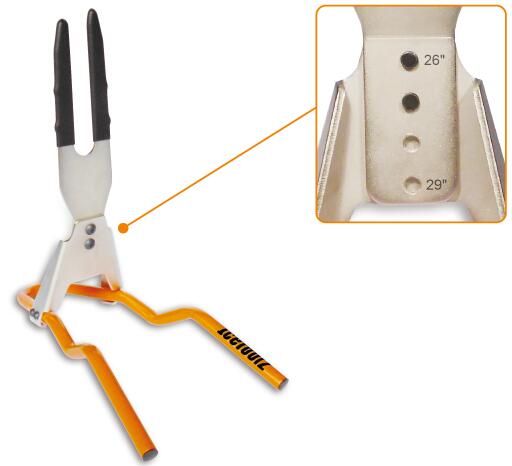 Icetoolz P646 Support arrière standard jusqu'à 29 pouces pour vélos 5/5