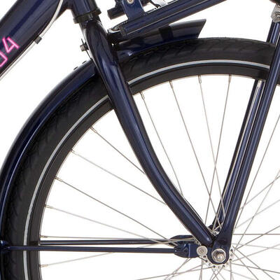 Cortina 24 u4 meisjesfiets voorvork in legion blauw