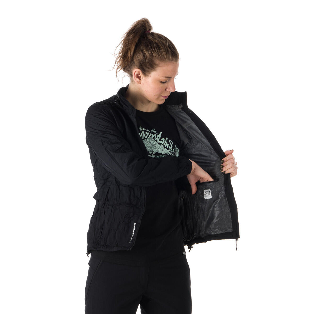 Dámská nepromokavá multisportovní bunda sbalitelná NORTHKIT 7/7