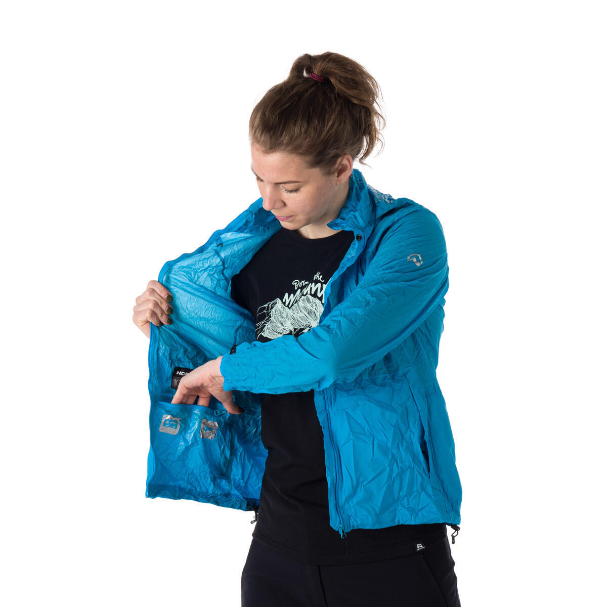 Dámská nepromokavá multisportovní bunda sbalitelná NORTHKIT 6/7
