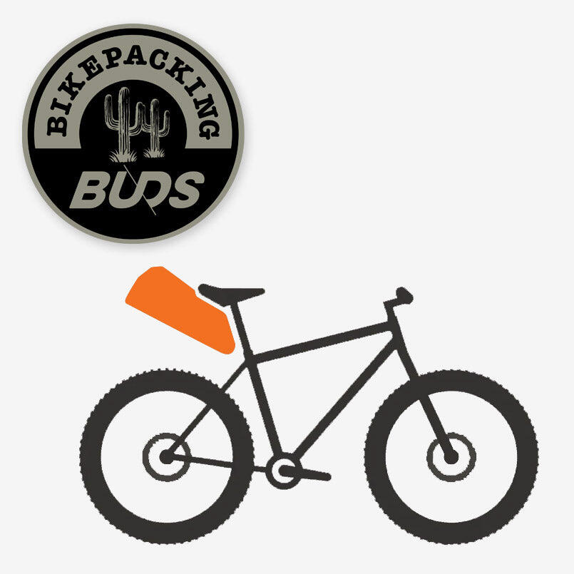Bolsa de Selim Bikepacking 15L Impermeável – Preto/Camo 3/4