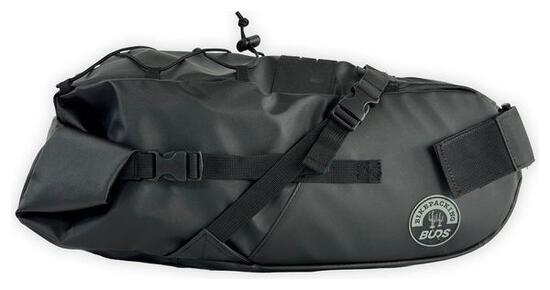Borsa Sella Bikepacking 15L Impermeabile – Nera/Camo