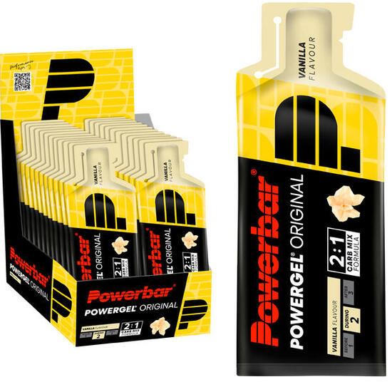 Powerbar PowerGel (24x41g) Vanilla - Energia i wytrzymałość - Żele energetyczne