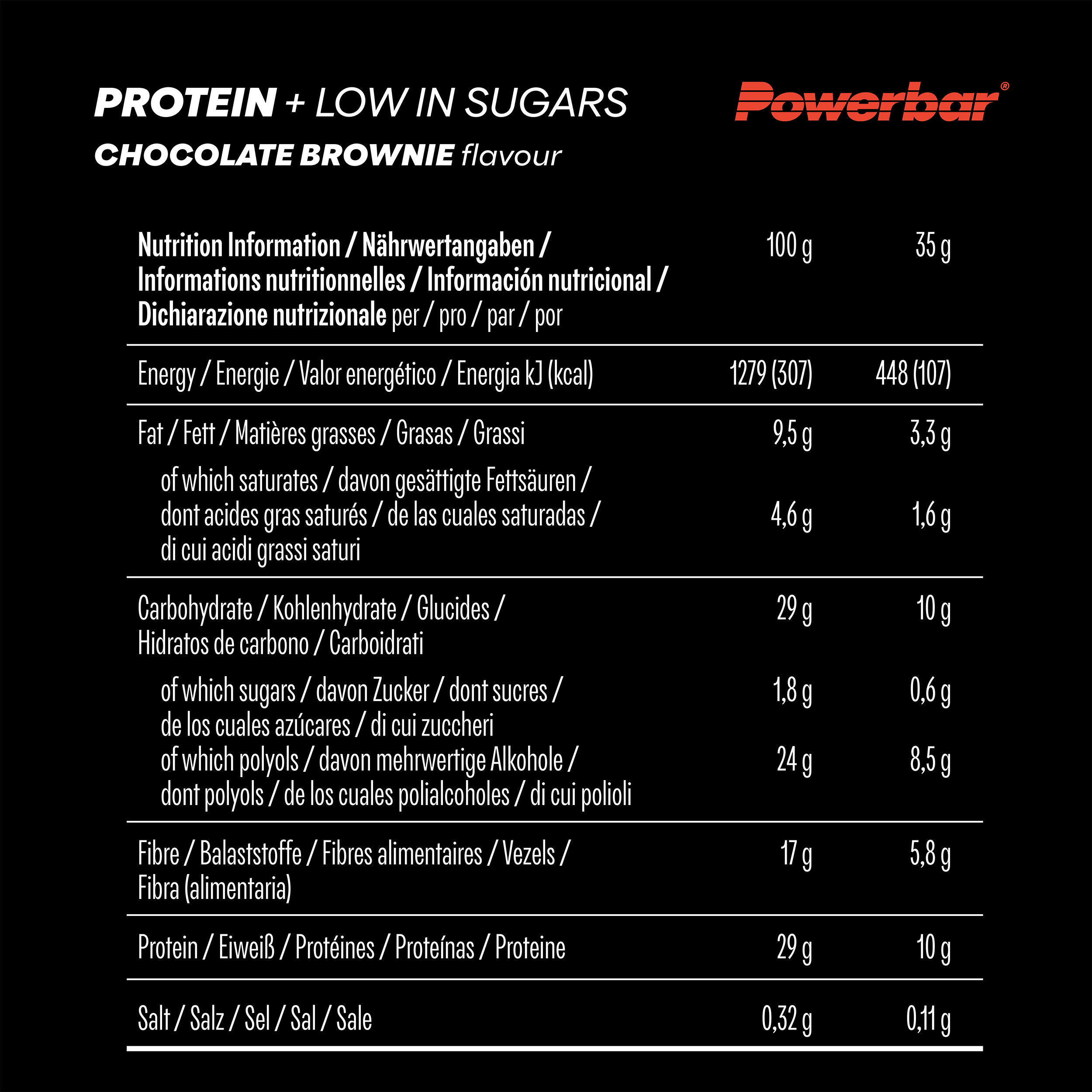 Barre protéinée 35g PowerBar (lot de 16) 6/7