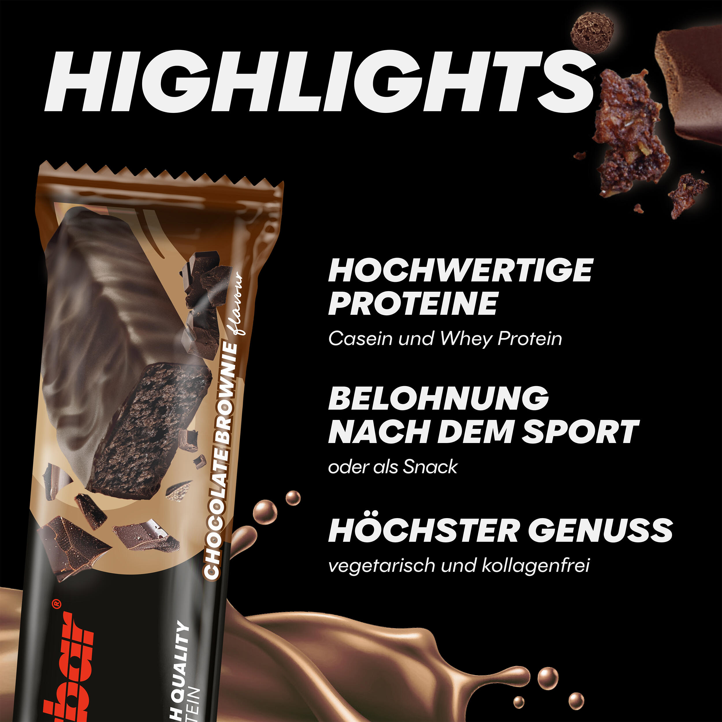 Barre protéinée 35g PowerBar (lot de 16) 4/7