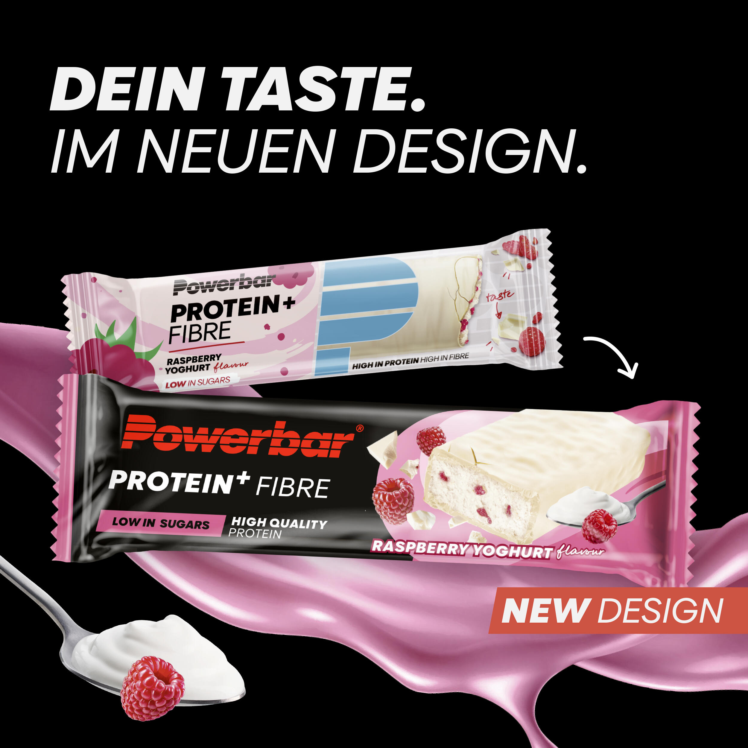 Powerbar Protein Plus Fibre Bar (16x35g) Raspberry-Joghurt - Repen - Eiwit Repen 2/7