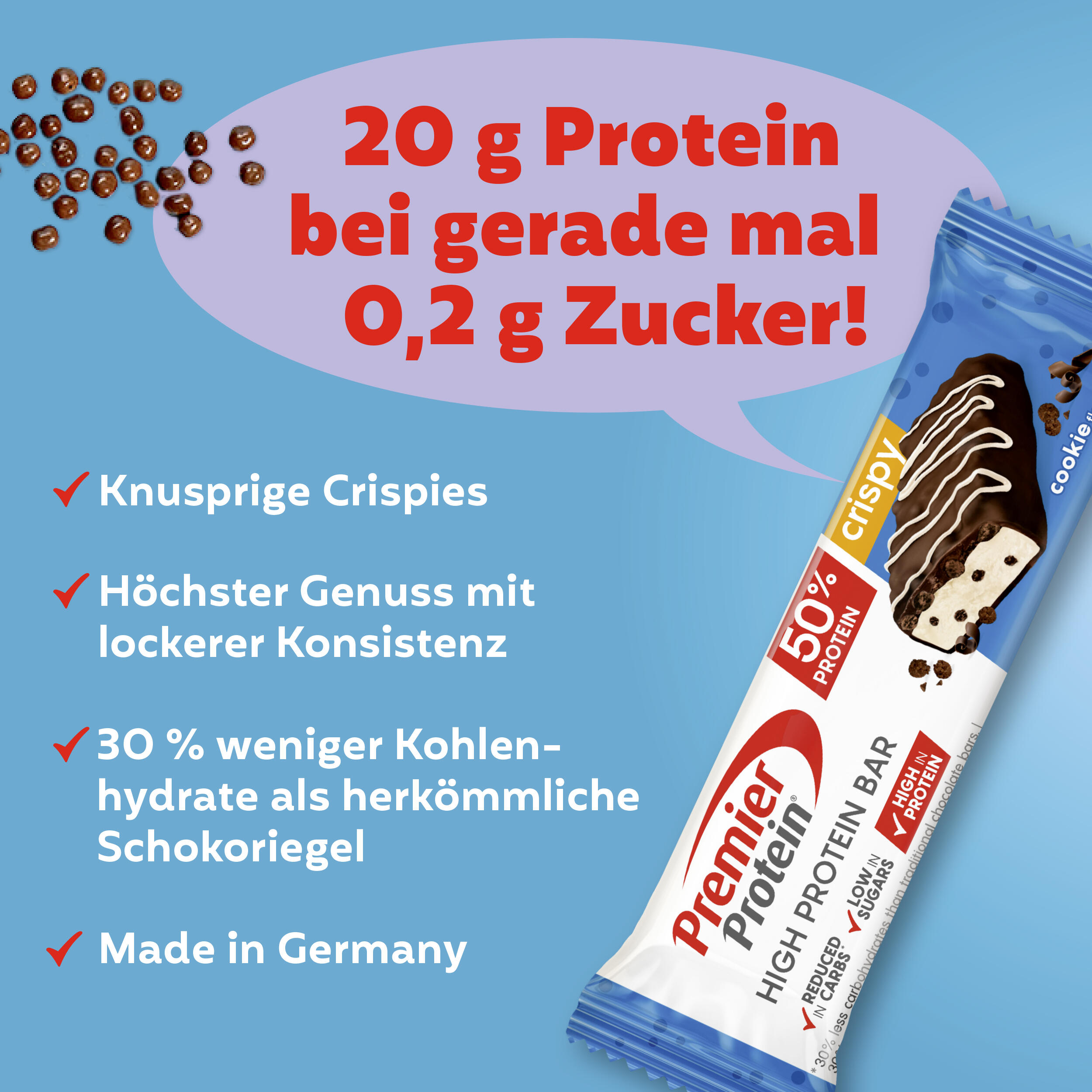 High Protein Crispy Bundle 1280g Crispy Peach | Crispy Cookie 2/7