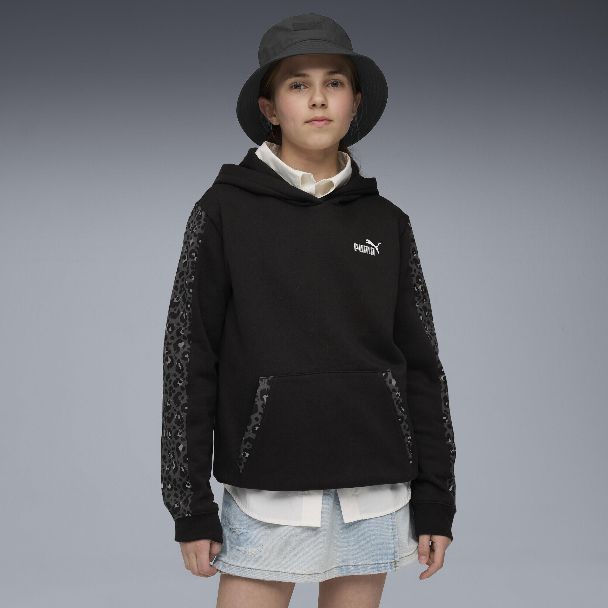 Sudadera con estampado animal y capucha Essentials Niño PUMA 2/7