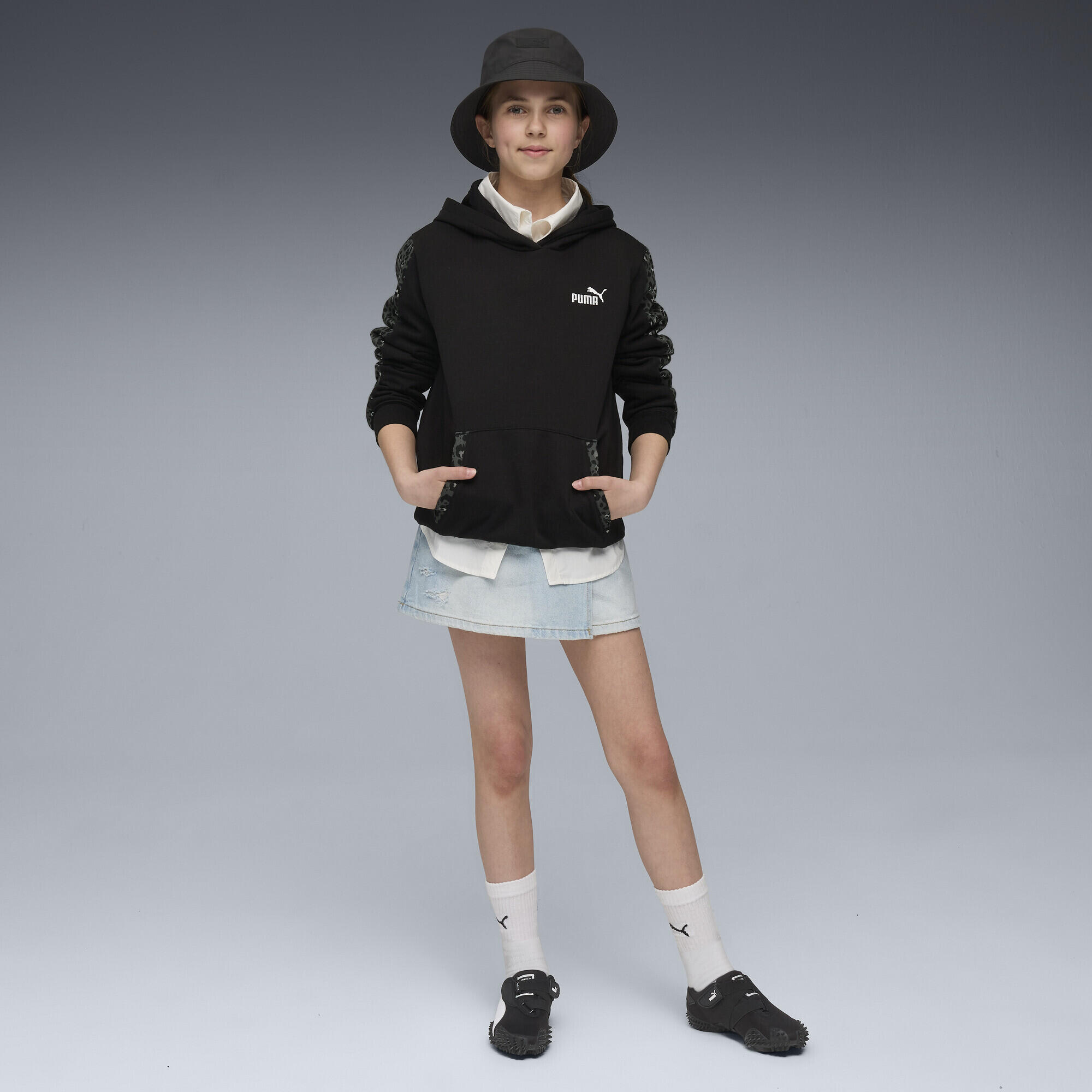 Sudadera con estampado animal y capucha Essentials Niño PUMA 4/7
