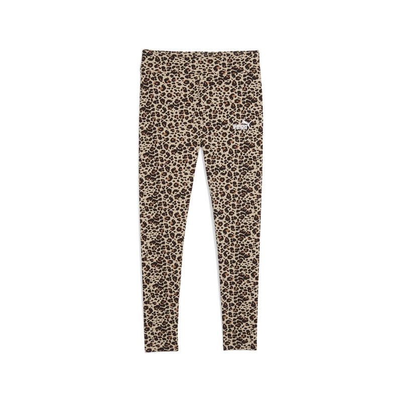 Damskie legginsy Essentials ze zwierzęcym nadrukiem PUMA Toasted Almond Beige