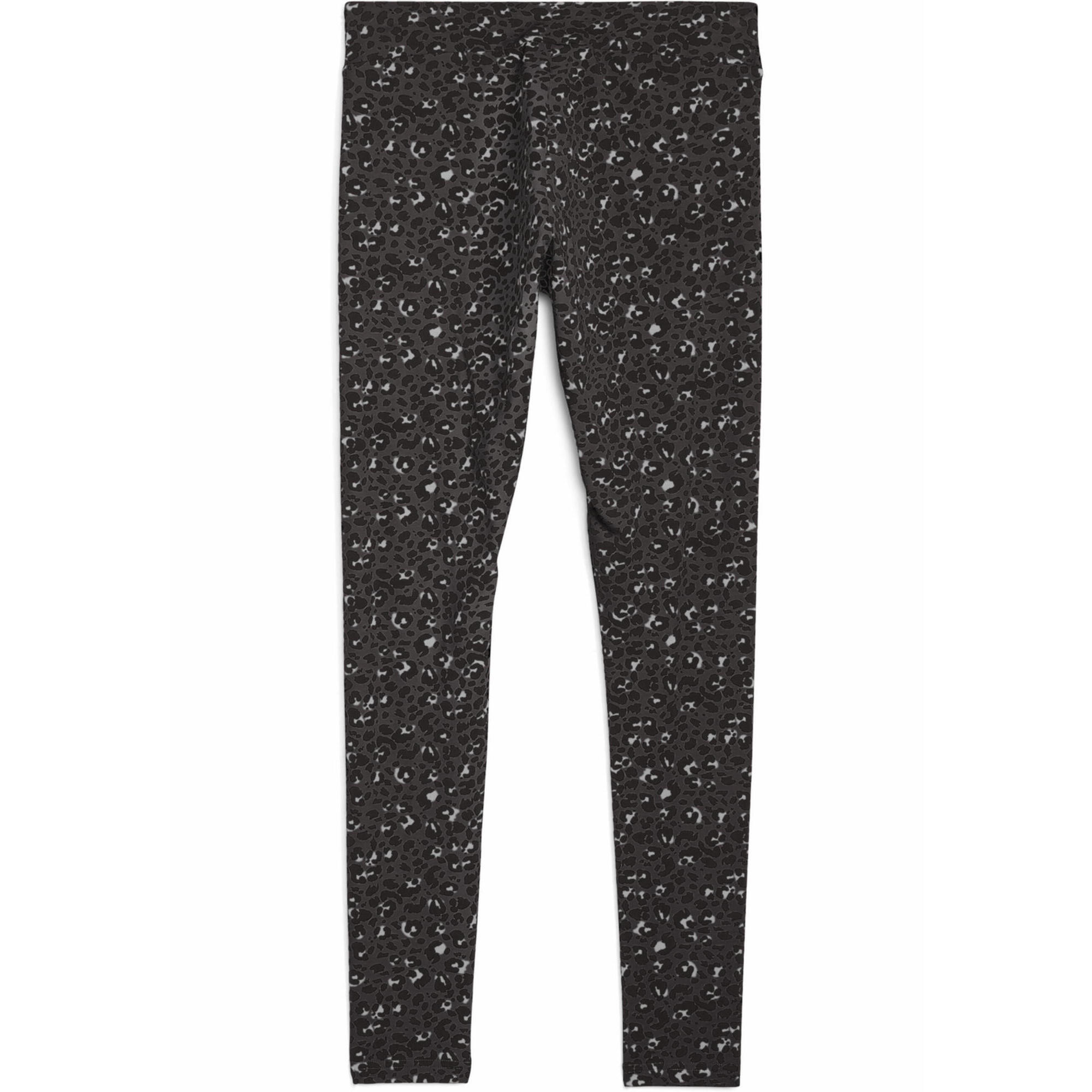 Damskie legginsy Essentials ze zwierzęcym nadrukiem PUMA Black