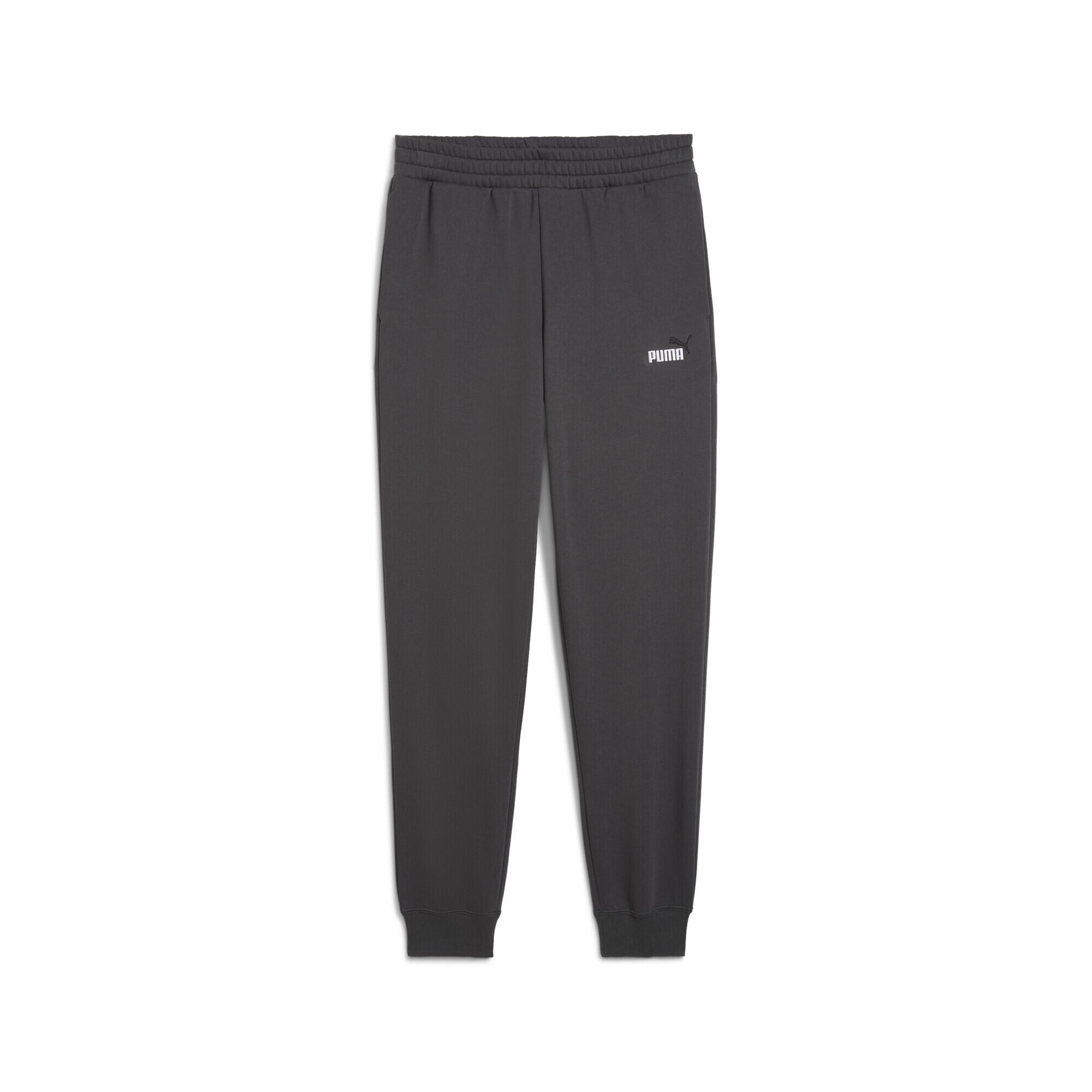 PUMA Pantaloni della tuta Essentials con logo N. 1 bicolore da uomo PUMA Dusky Gray