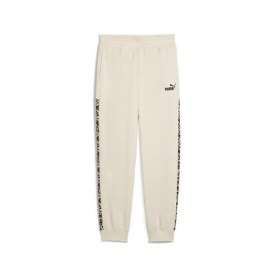 Essentials animal print comfort sweatpants met hoge taille voor dames puma