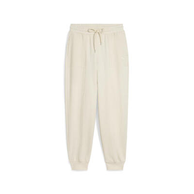 Her joggingbroek met hoge taille voor dames puma alpine snow white