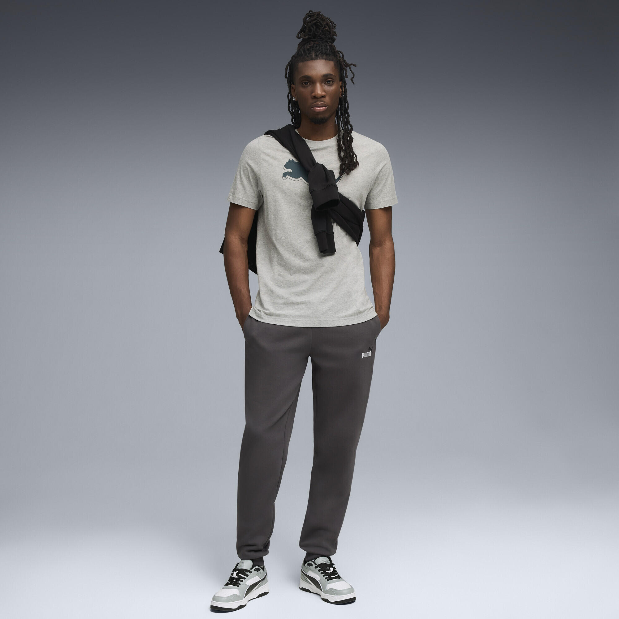 Essentials 2 Colour No.1 Logo Jogginghose Herren PUMA 4/8