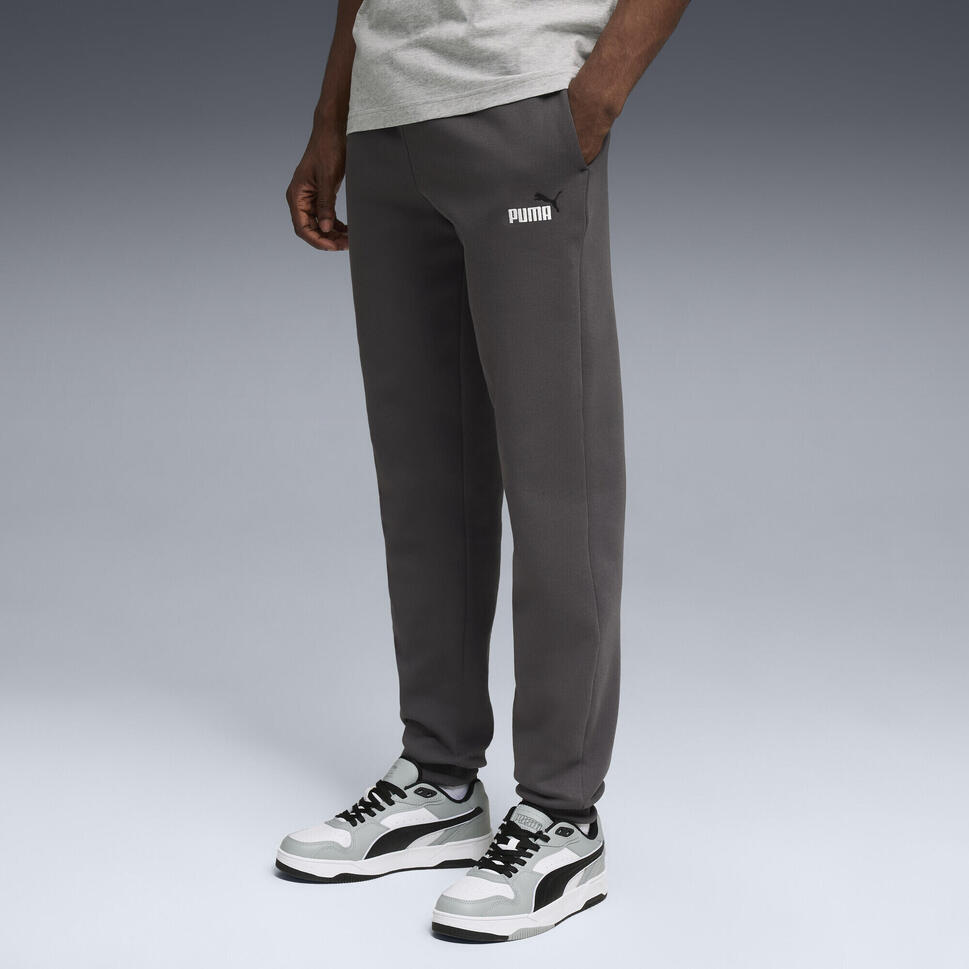 Męskie spodnie dresowe Essentials z dwukolorowym logo No. 1 PUMA Dusky Gray