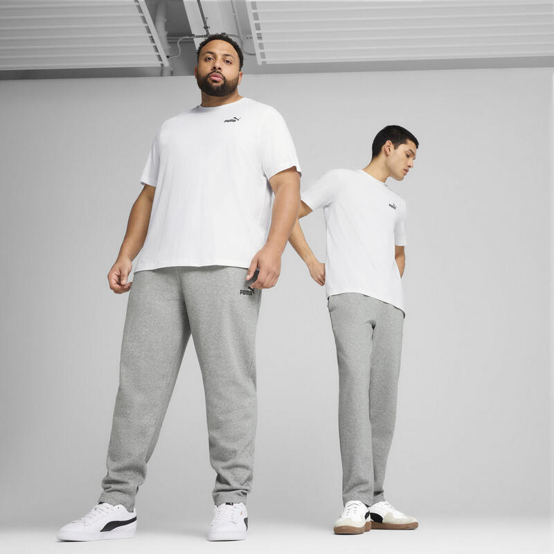 Męskie spodnie dresowe Essentials z logo No. 1 PUMA Medium Gray Heather