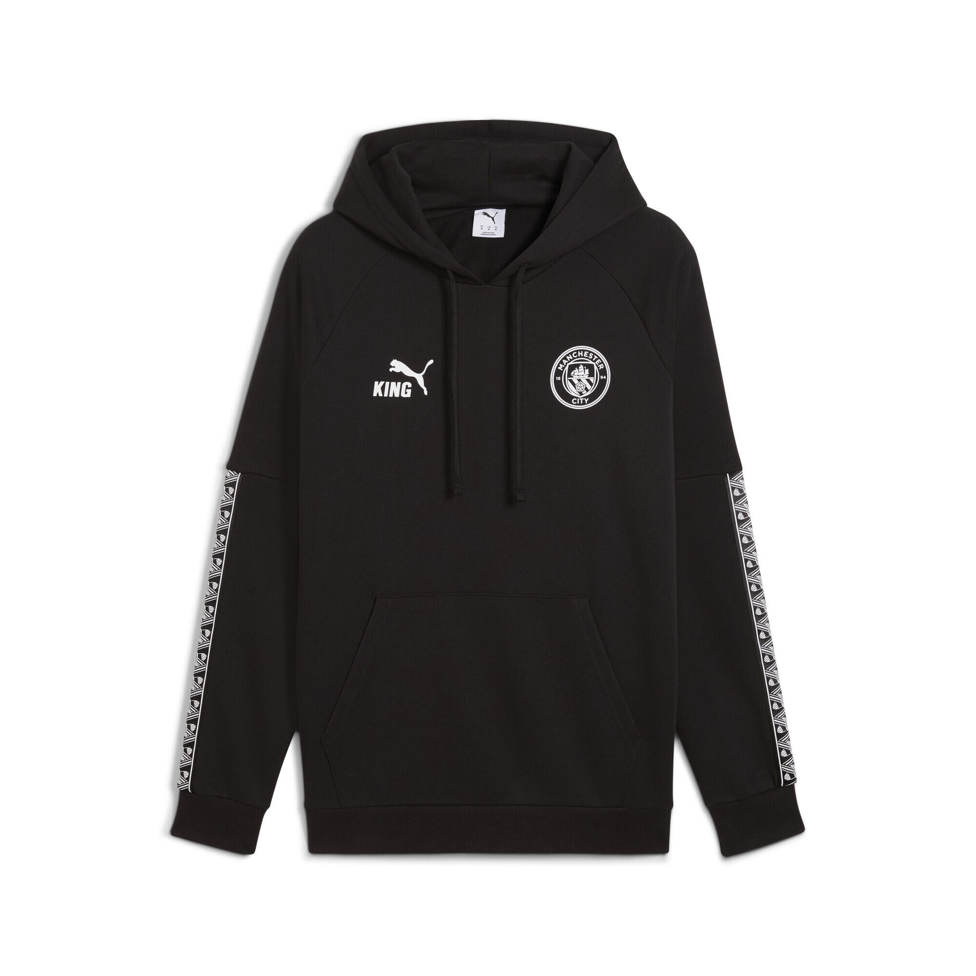 Męska bluza z kapturem Manchester City KING PUMA Black