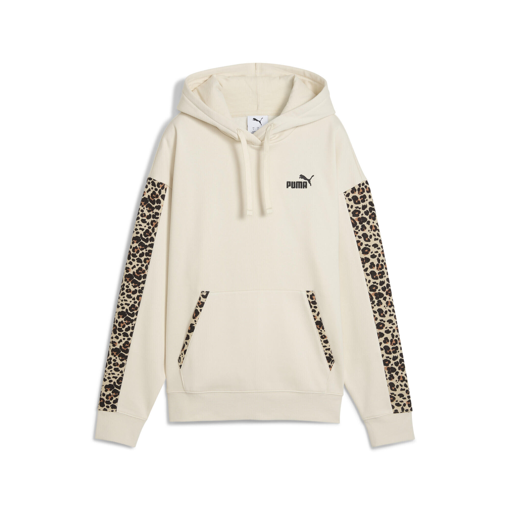 PUMA Felpa con cappuccio con stampa animalier Essentials da donna PUMA