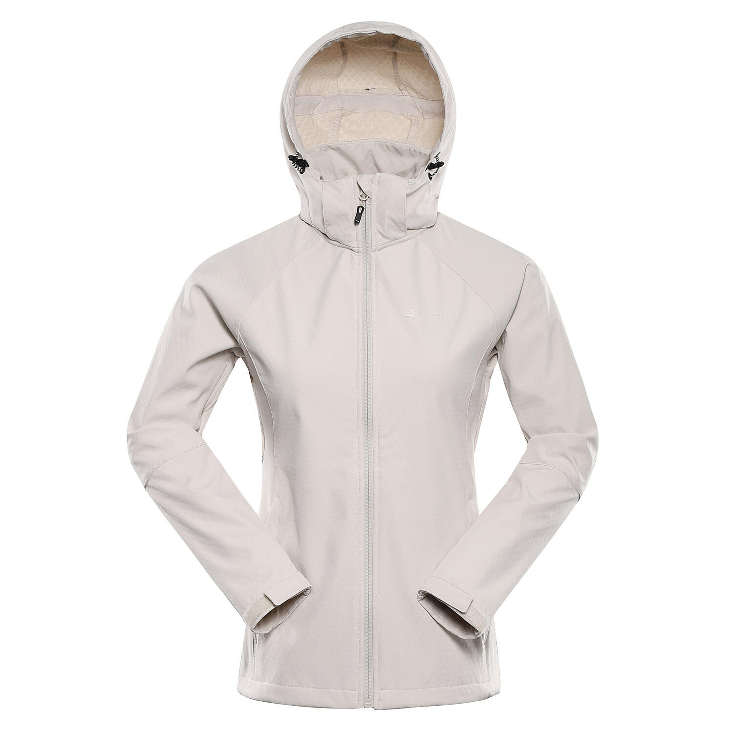 Chaqueta softshell HOORA mujer ALPINE PRO Beige 1/7