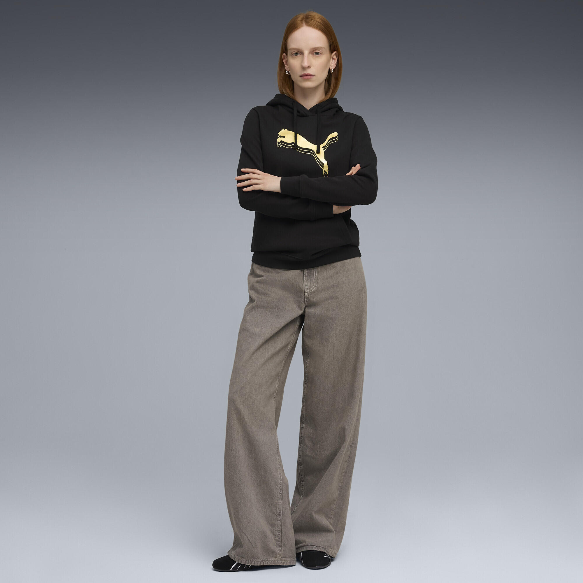 Hoodie ESS METALLIC Femme PUMA 4/7