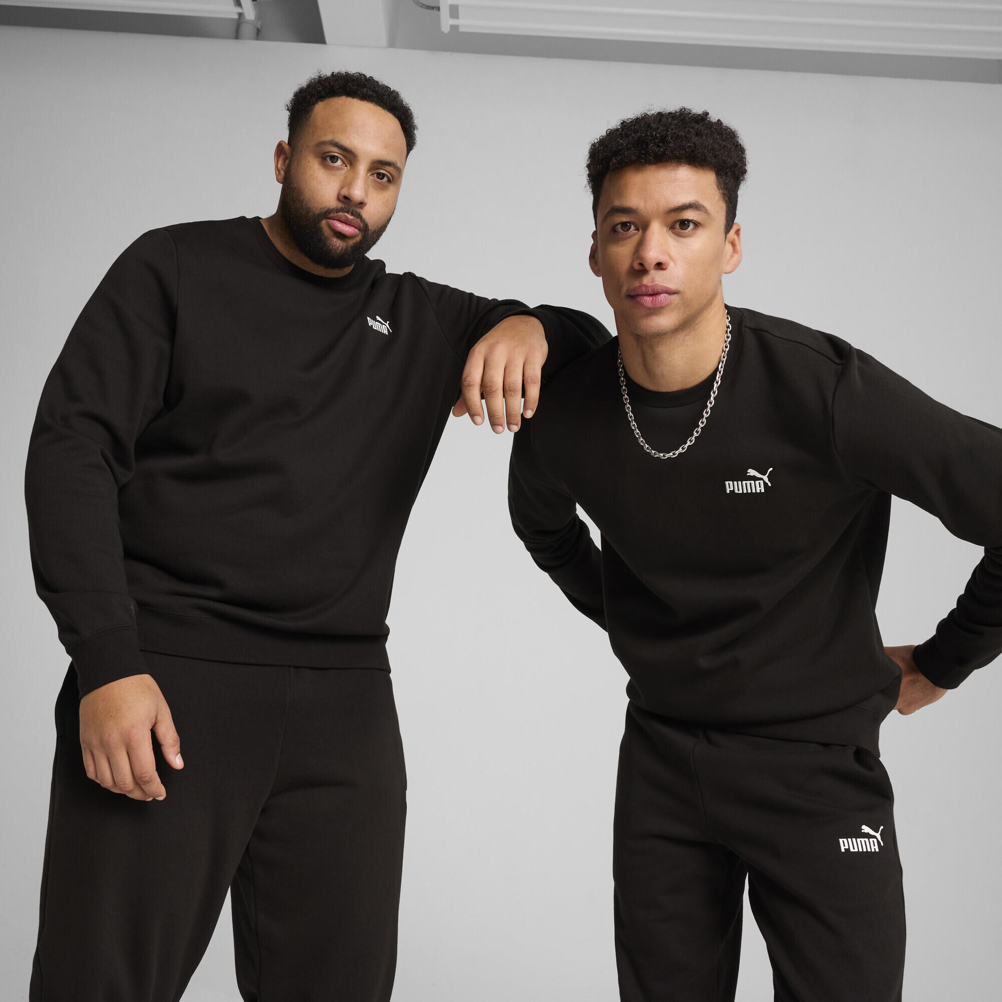 Camisola corrida homem fleece Essentials Small No. 1 Logo Crewneck PUMA 2/7