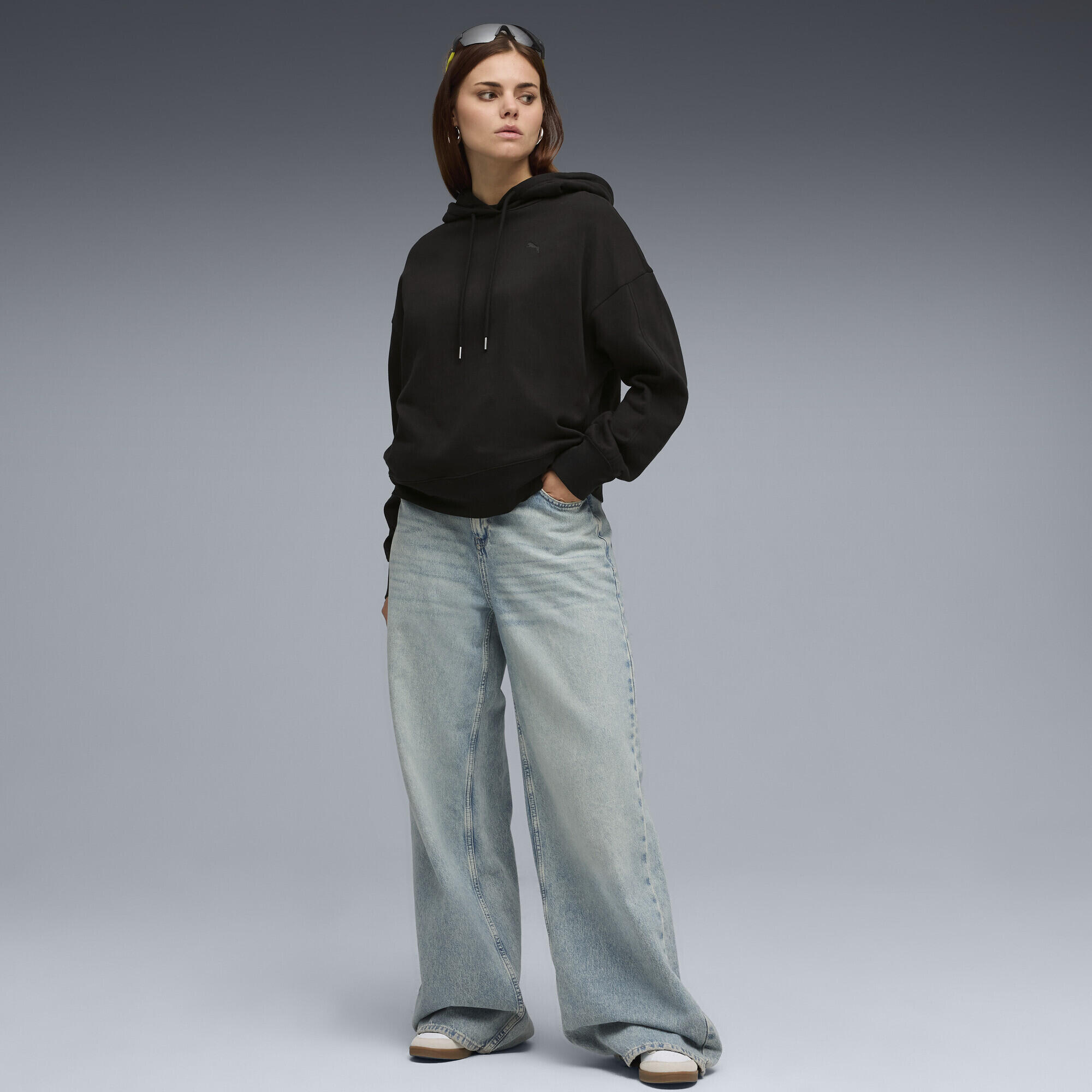 Hoodie oversize HER Femme PUMA Black 4/7