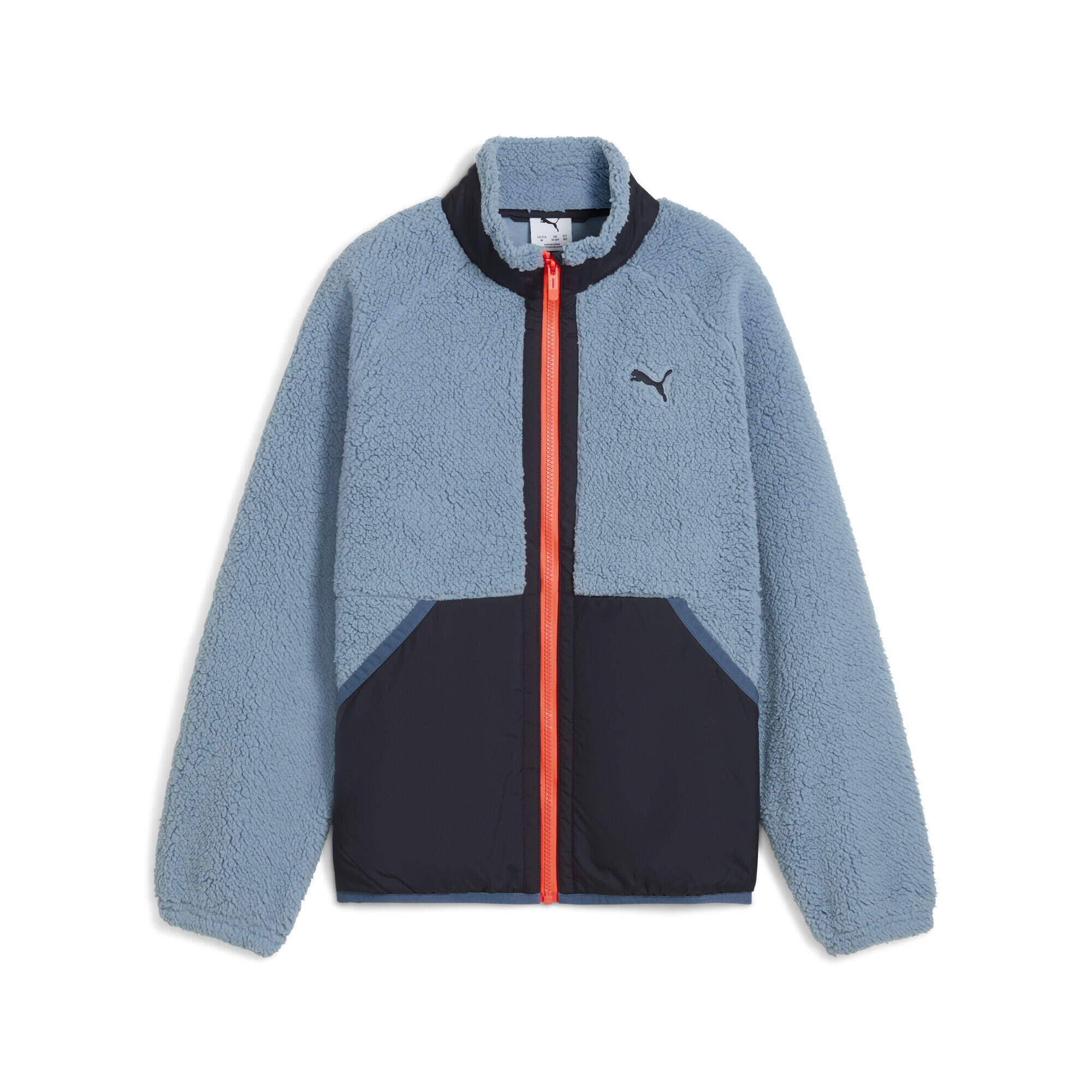 Puma - Veste Hybrid Sherpa Enfant Et Adolescent Puma - Pull - Bleu - Decathlon