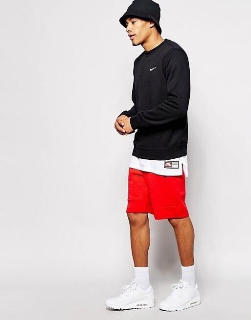 sweatshirt masculinos Nike Club Crew-Swoosh 6/7