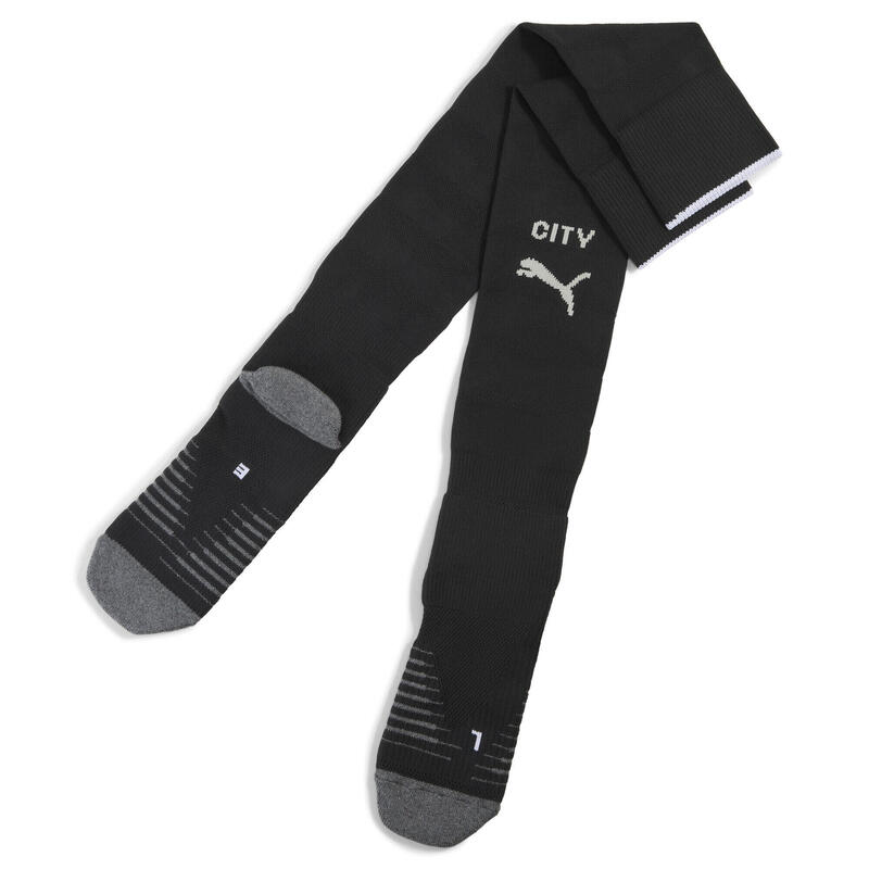 Męskie skarpety Manchester City 25/26 z grafiką PUMA Black White