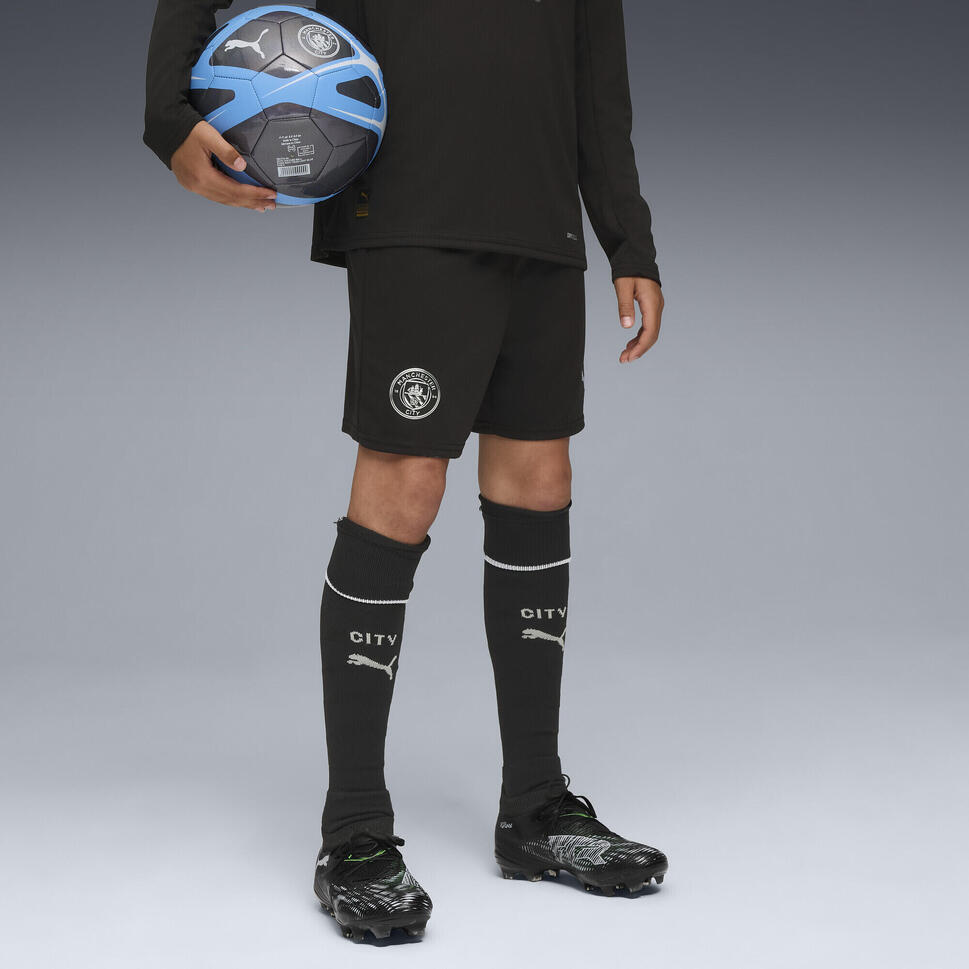Młodzieżowe szorty Manchester City 25/26 PUMA Black