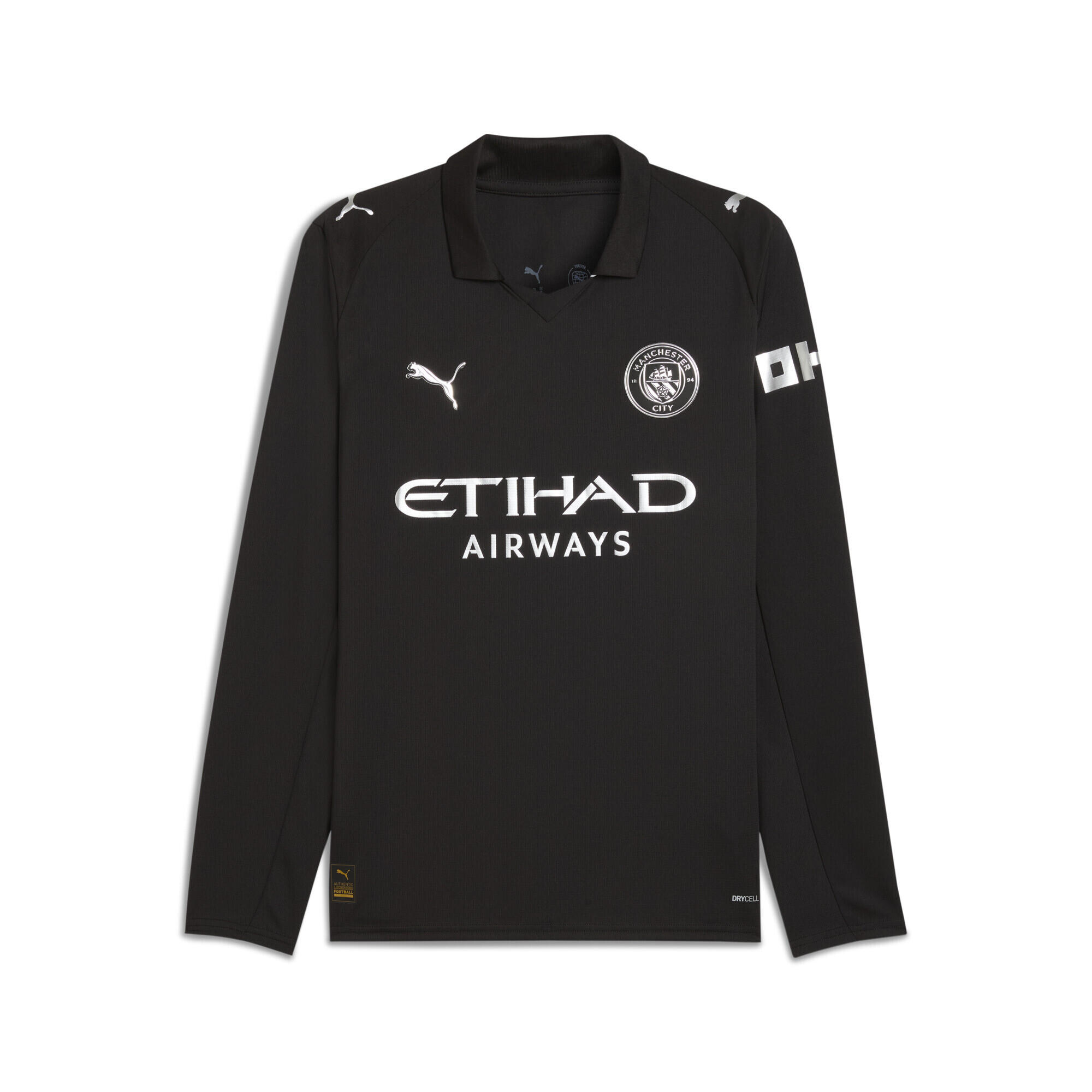Puma - Maillot Manches Longues Extérieur 2025/26 Manchester City Homme Puma - T-shirt Manches Courtes - Noir - Decathlon