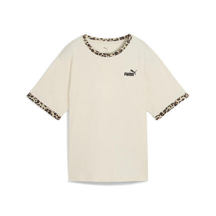 Essentials Animal-Print Relaxed T-Shirt Damen PUMA