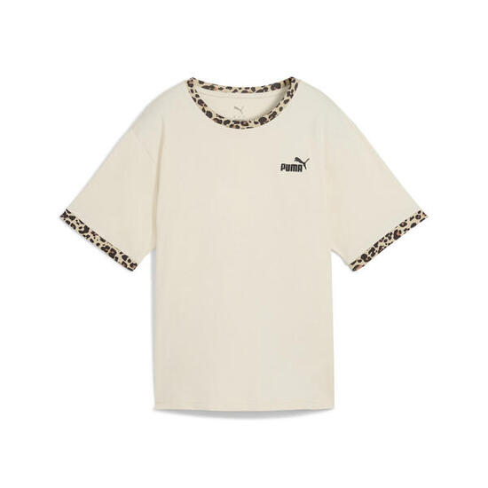 Essentials Animal-Print Relaxed T-Shirt Damen PUMA