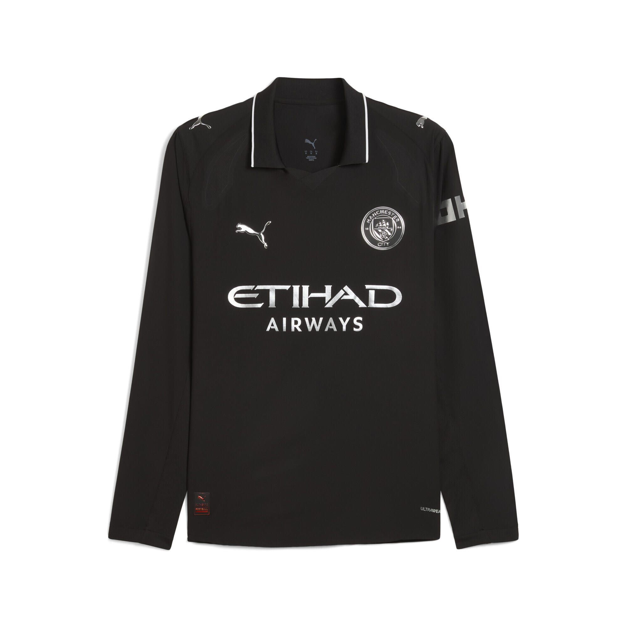 PUMA Maglia gara Away a maniche lunghe Manchester City Authentic 25/26 da uomo PUMA