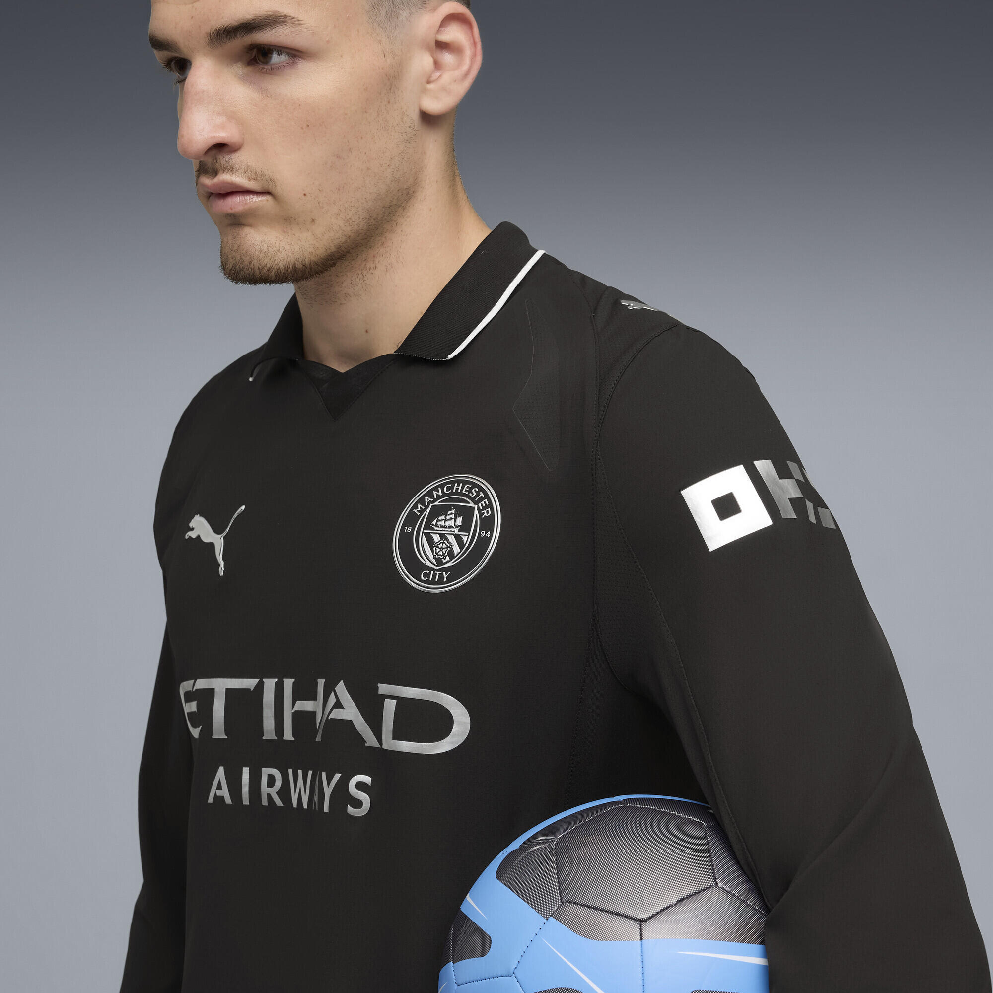 Maillot manches longues Authentic Away 25/26 Manchester City Homme PUMA 3/7