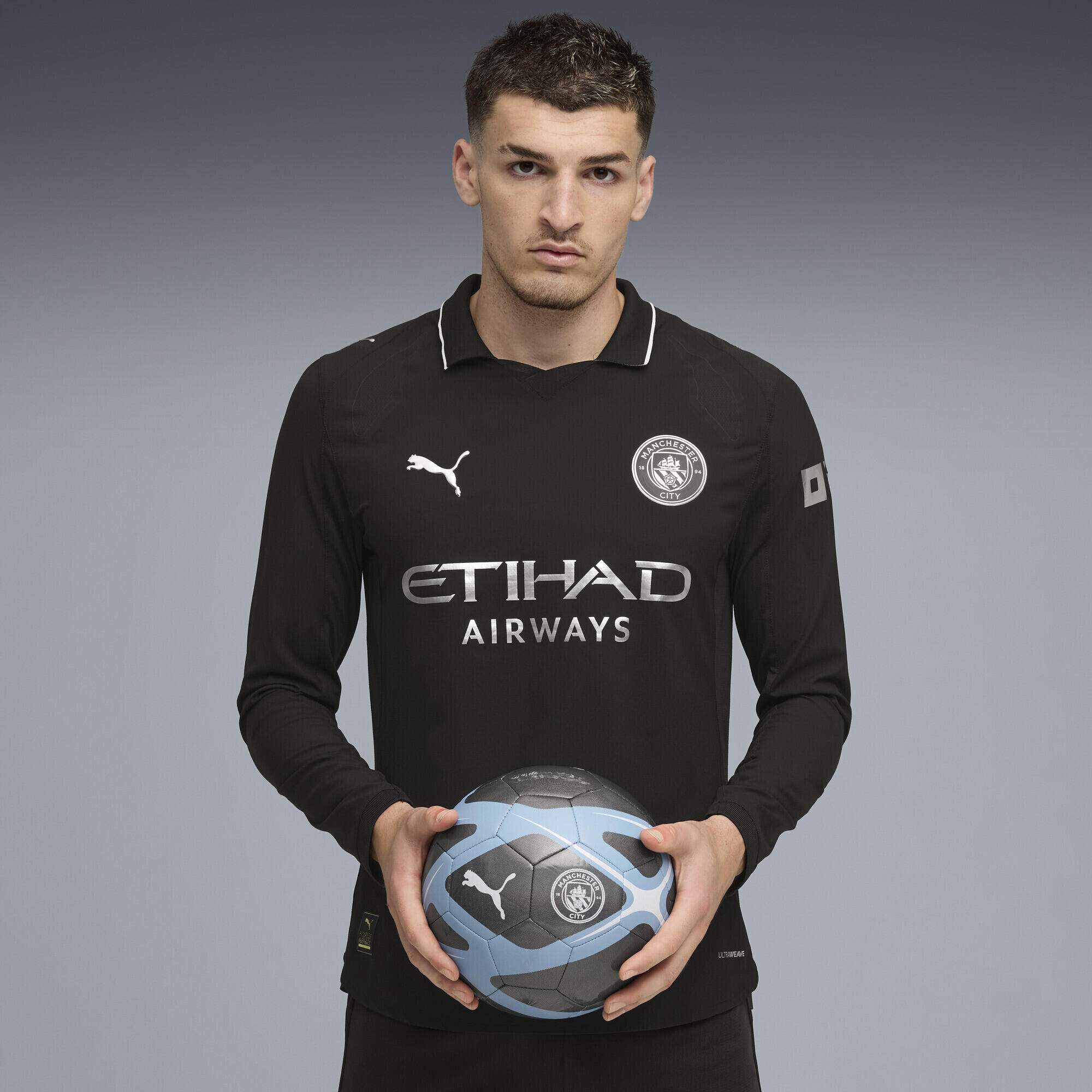 Maillot manches longues Authentic Away 25/26 Manchester City Homme PUMA 2/7