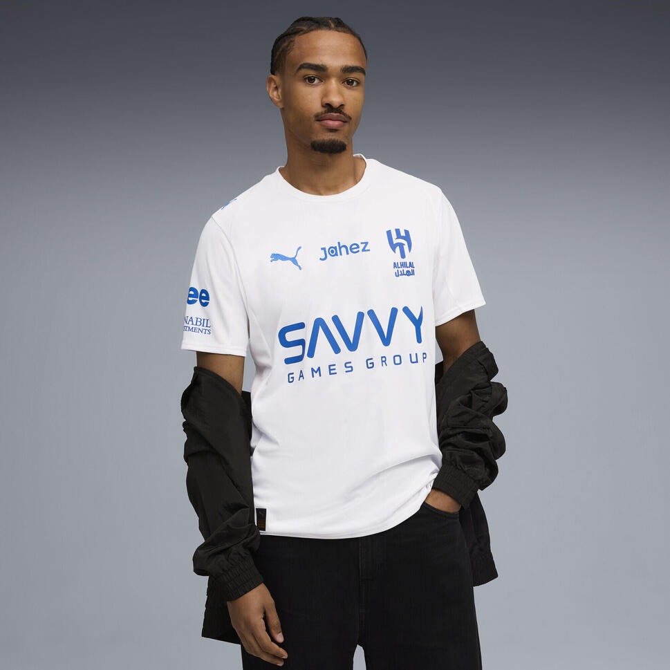Męska koszulka wyjazdowa Al-Hilal SFC 25/26 PUMA White Blue Intense