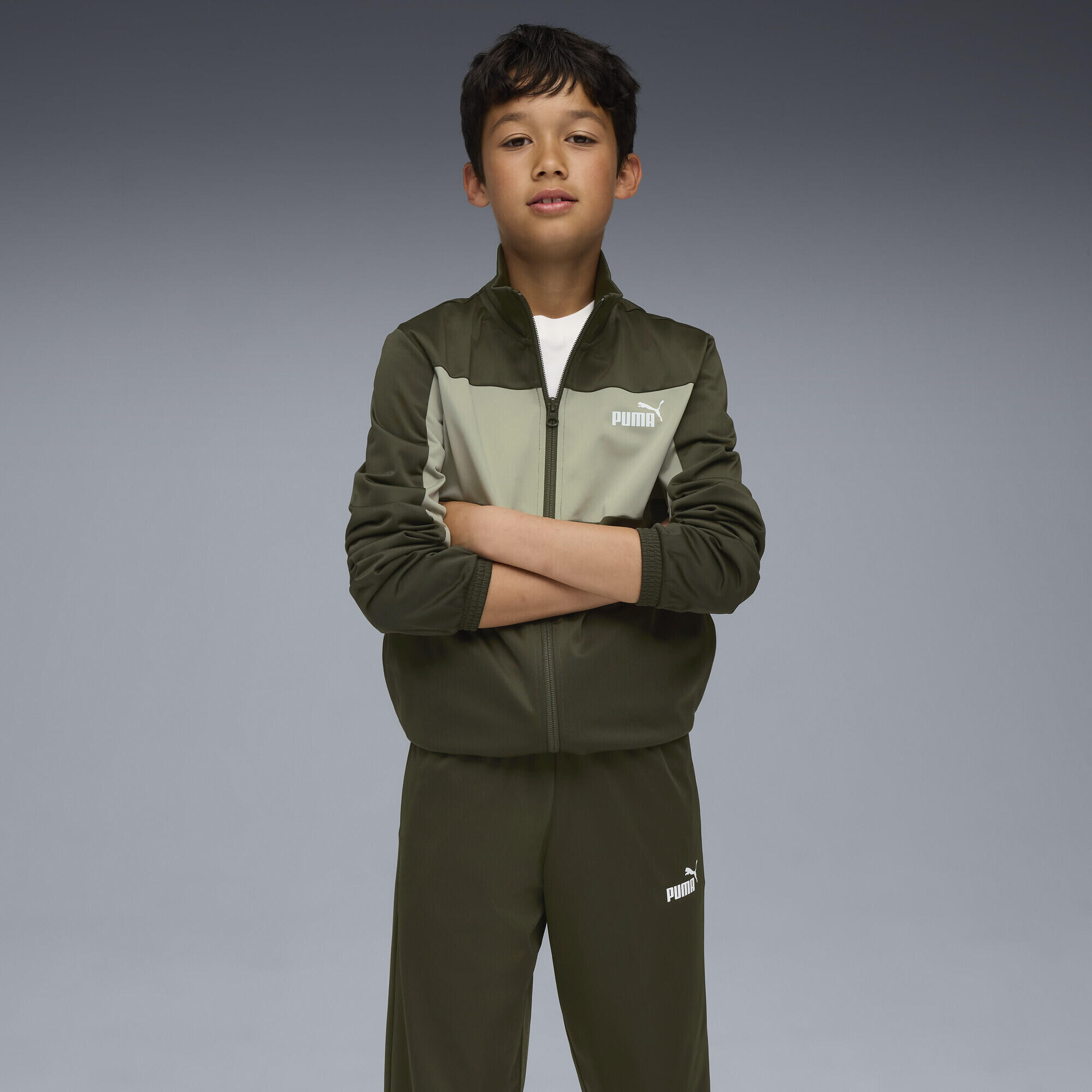PUMA Poly Colourblock Jogginganzug Jungen PUMA 4/7