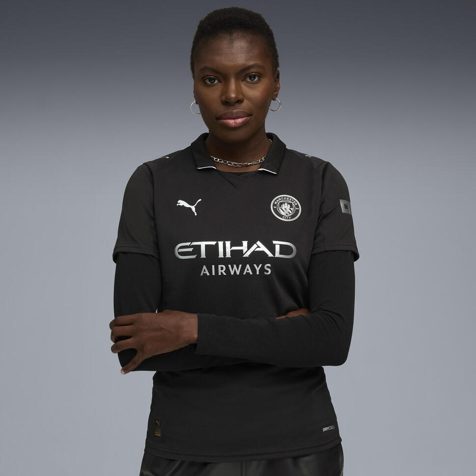 Damska koszulka wyjazdowa Manchester City 25/26 PUMA Black